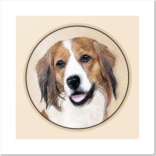 Nederlandse Kooikerhondje Painting - Dog Art Posters and Art